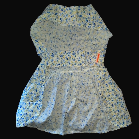 ❤️ Blue Roses Dog Dress Med NEW - Picture 3 of 5
